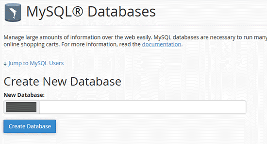 مدیریت MySQL در cPanel